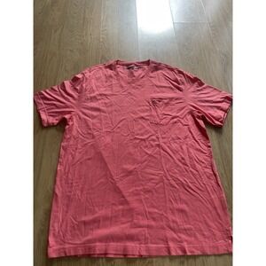 Greg‎ Norman Tee Shirt Men's-XL Chest Pocket Relaxed Fit Short Sleeve Crewneck